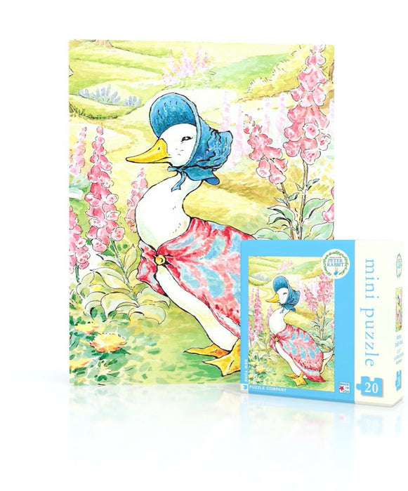 New York Puzzle Company Jemima Puddle-Duck Mini, 20 Piece Jigsaw Puzzle