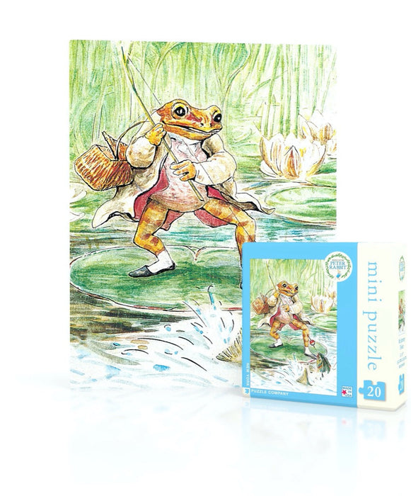 New York Puzzle Company Mr. Jeremy Fisher Mini, 20 Piece Jigsaw Puzzle