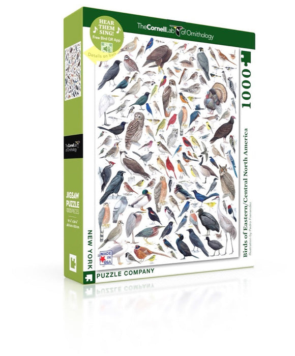 New York Puzzle Company Birds of Eastern/Central North America, 1000 Piece Jigsaw Puzzle