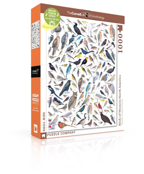 New York Puzzle Company Birds of Western North America, 1000 Piece Jigsaw Puzzle