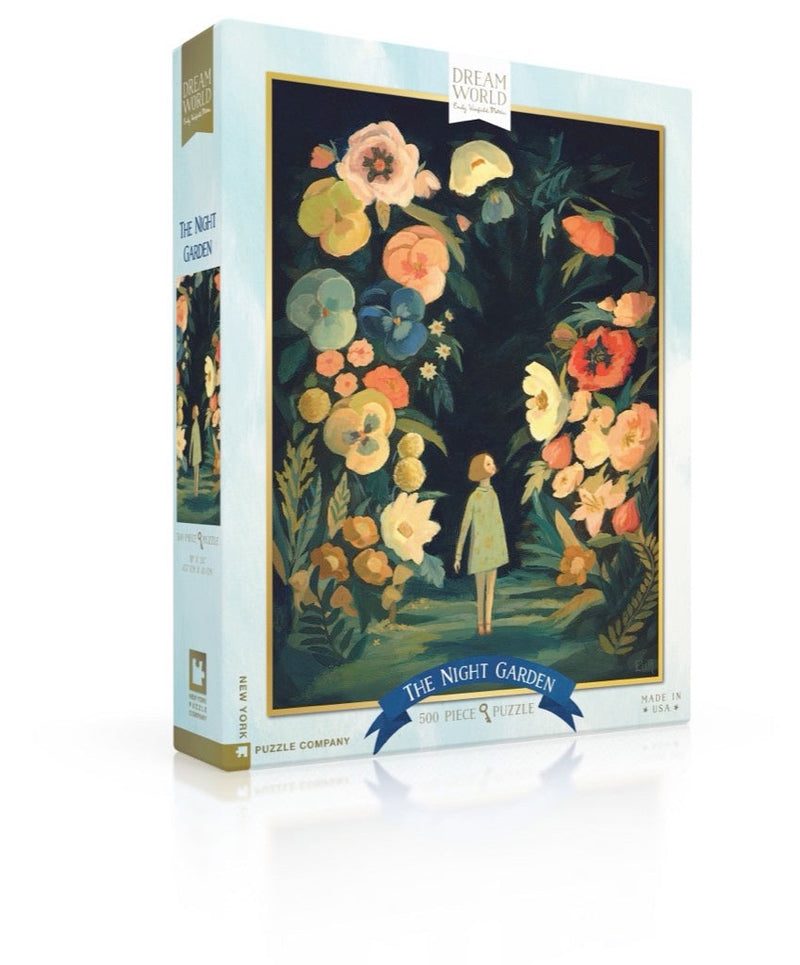 New York Puzzle Company The Night Garden, 500 Piece Jigsaw Puzzle