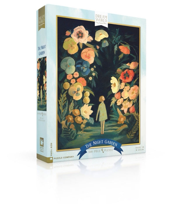 New York Puzzle Company The Night Garden, 500 Piece Jigsaw Puzzle