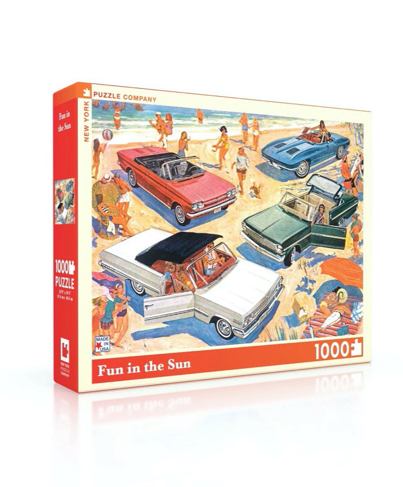 New York Puzzle Company Fun in the Sun, 1000 Piece Jigsaw Puzzle