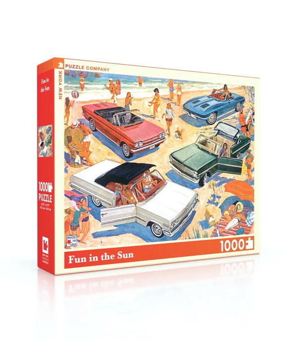 New York Puzzle Company Fun in the Sun, 1000 Piece Jigsaw Puzzle
