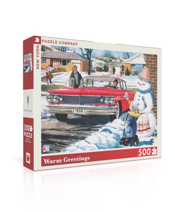 New York Puzzle Company Warm Greetings, 500 Piece Jigsaw Puzzle