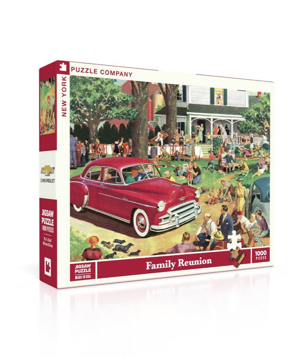 New York Puzzle Company Family Reunion, 1000 Piece Jigsaw Puzzle
