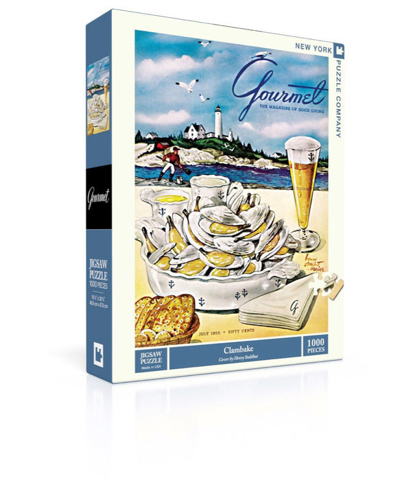 New York Puzzle Company Clambake, 1000 Piece Jigsaw Puzzle