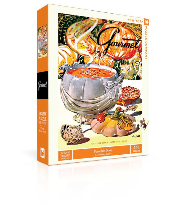 New York Puzzle Company Pumpkin Soup, 500 Piece Jigsaw Puzzle