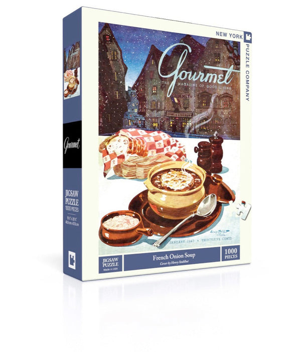 New York Puzzle Company French Onion Soup, 1000 Piece Jigsaw Puzzle
