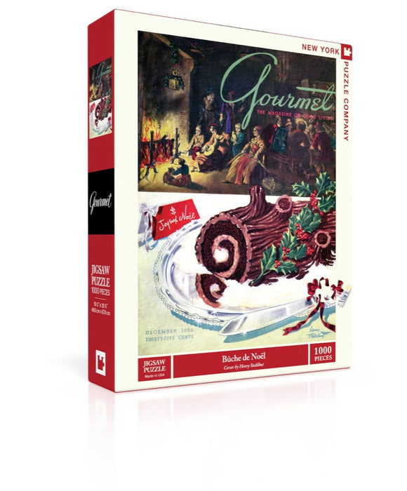 New York Puzzle Company Bûche de Noël, 1000 Piece Jigsaw Puzzle