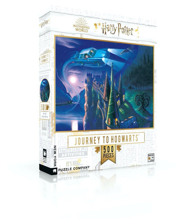 New York Puzzle Company Journey to Hogwarts, 500 Piece Jigsaw Puzzle