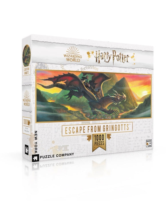 New York Puzzle Company Escape from Gringotts, 1000 Piece Jigsaw Puzzle