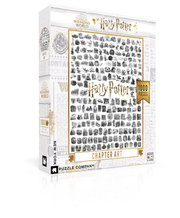 New York Puzzle Company Chapter Art, 1000 Piece Jigsaw Puzzle