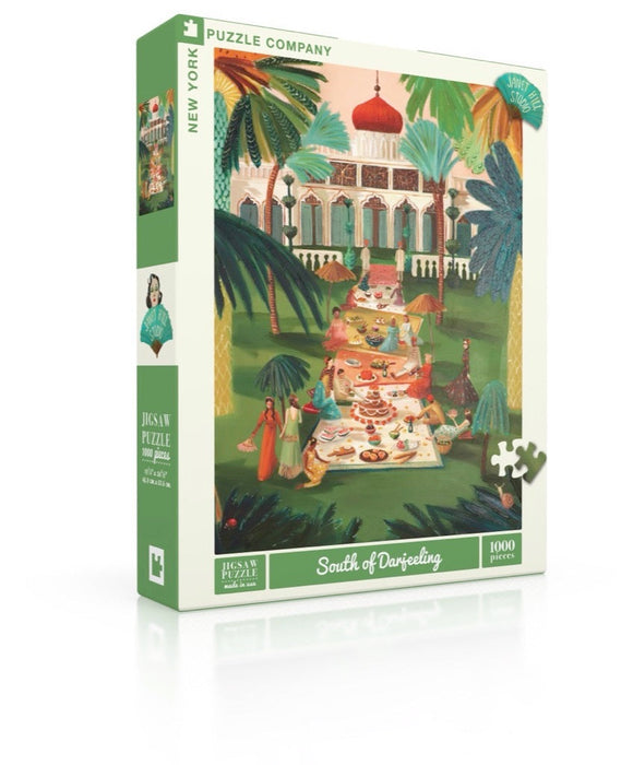 New York Puzzle Company South of Darjeeling, 1000 Piece Jigsaw Puzzle