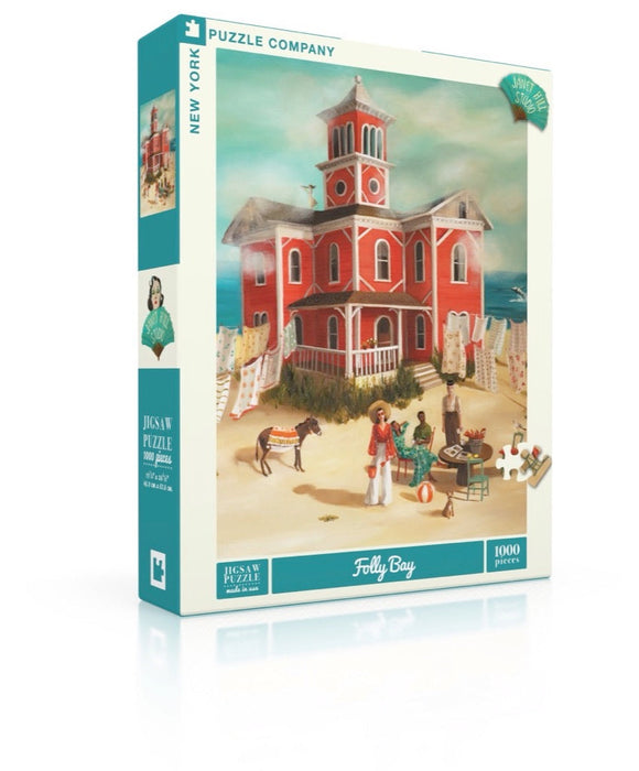 New York Puzzle Company Folly Bay, 1000 Piece Jigsaw Puzzle