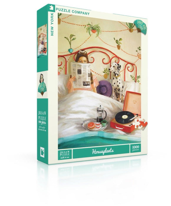 New York Puzzle Company Houseplants, 1000 Piece Jigsaw Puzzle