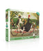 New York Puzzle Company Miss Moon's Bike, 1000 Piece Jigsaw Puzzle