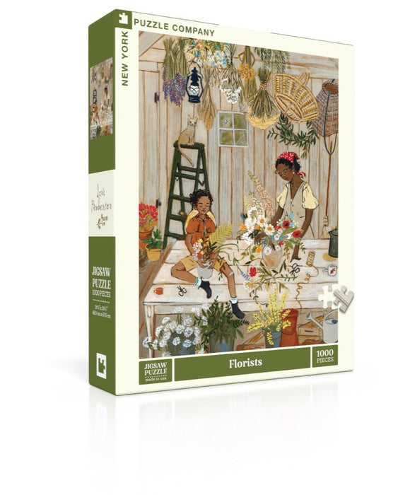 New York Puzzle Company Florists, 1000 Piece Jigsaw Puzzle