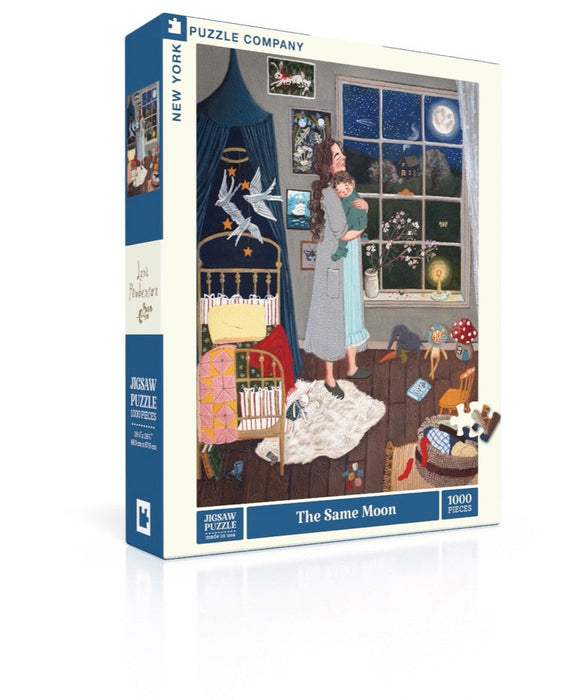 New York Puzzle Company The Same Moon, 1000 Piece Jigsaw Puzzle