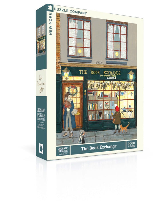 New York Puzzle Company The Book Exchange, 1000 Piece Jigsaw Puzzle