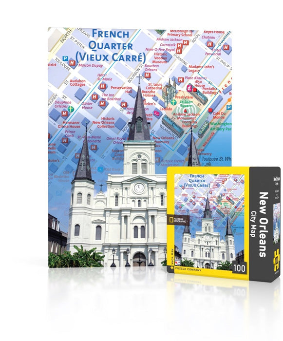 New Orleans City Map Mini Puzzle