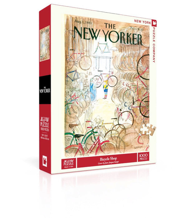 New York Puzzle Company Bicycle Shop, 1000 Piece Jigsaw Puzzle