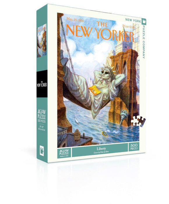 New York Puzzle Company Liberty, 500 Piece Jigsaw Puzzle