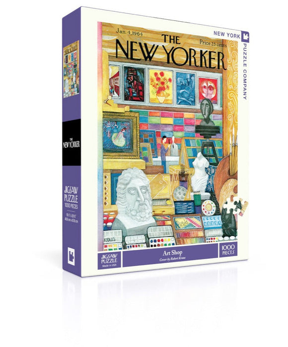 New York Puzzle Company Art Shop, 1000 Piece Jigsaw Puzzle
