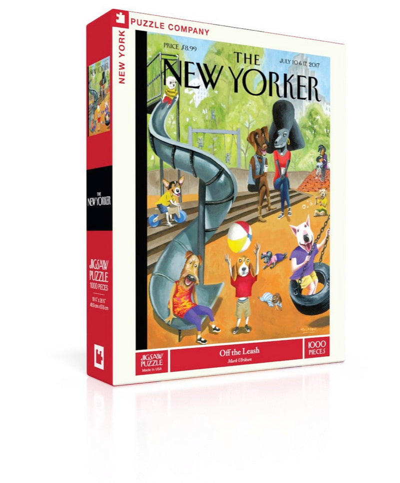 New York Puzzle Company Off the Leash, 1000 Piece Jigsaw Puzzle