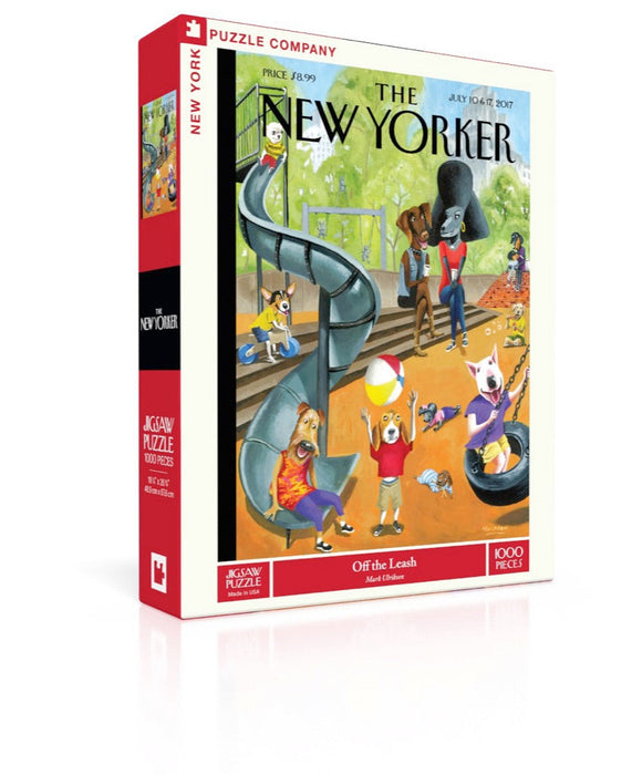 New York Puzzle Company Off the Leash, 1000 Piece Jigsaw Puzzle