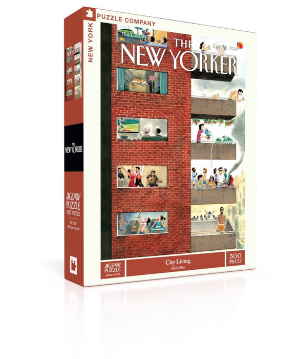New York Puzzle Company City Living, 500 Piece Jigsaw Puzzle