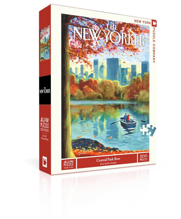 New York Puzzle Company Central Park Row, 500 Piece Jigsaw Puzzle