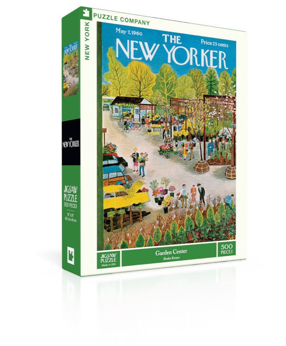 New York Puzzle Company Garden Center, 500 Piece Jigsaw Puzzle