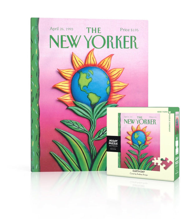 New York Puzzle Company Earth Day Mini, 100 Piece Jigsaw Puzzle