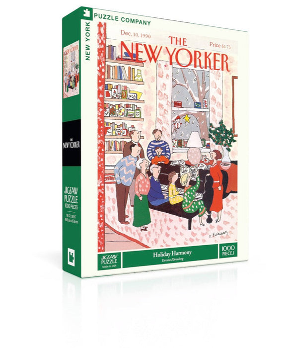 New York Puzzle Company Holiday Harmony, 1000 Piece Jigsaw Puzzle