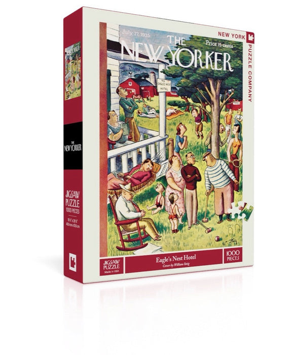 New York Puzzle Company Eagle's Nest Hotel, 1000 Piece Jigsaw Puzzle