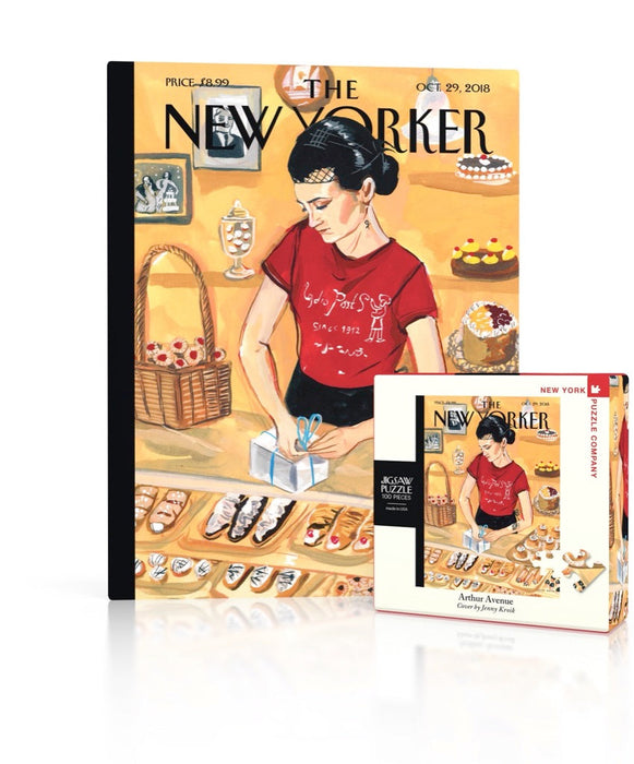 New York Puzzle Company Arthur Avenue Mini, 100 Piece Jigsaw Puzzle