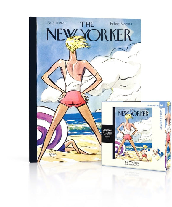 New York Puzzle Company Bay Watchers Mini, 100 Piece Jigsaw Puzzle