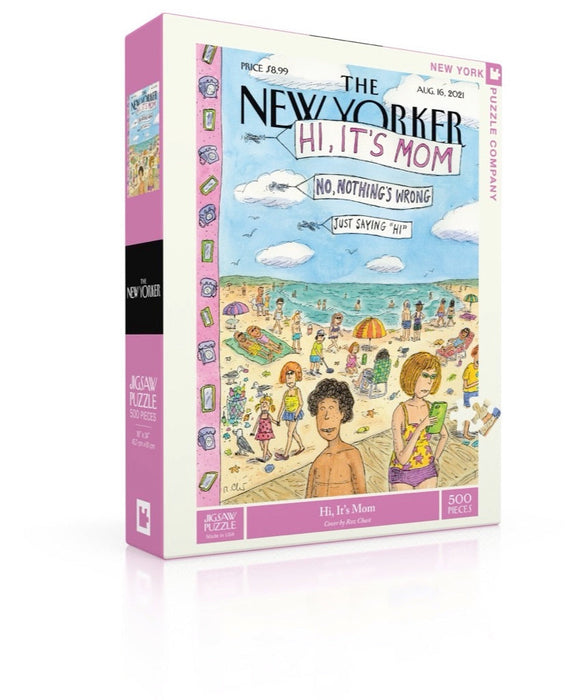 New York Puzzle Company Hi, It's Mom, 500 Piece Jigsaw Puzzle