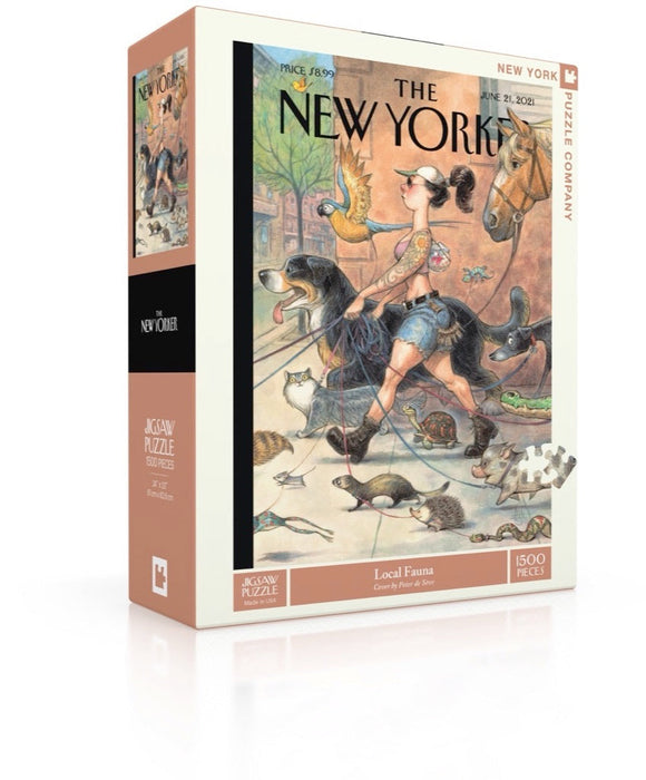 New York Puzzle Company Local Fauna, 1500 Piece Jigsaw Puzzle