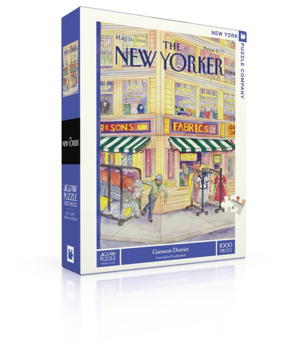New York Puzzle Company Garment District, 1000 Piece Jigsaw Puzzle