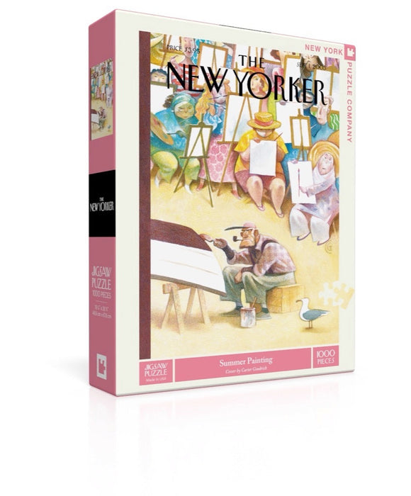 New York Puzzle Company Summer Painting, 1000 Piece Jigsaw Puzzle