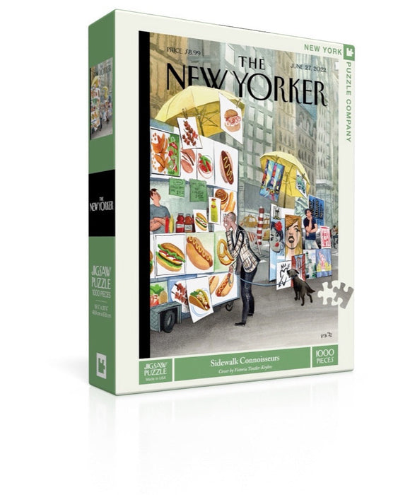 New York Puzzle Company Sidewalk Connoisseurs, 1000 Piece Jigsaw Puzzle