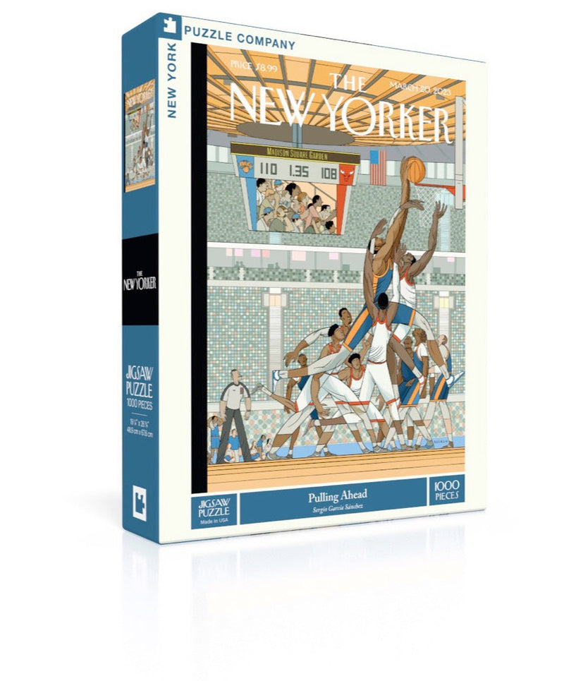 New York Puzzle Company Pulling Ahead, 1000 Piece Jigsaw Puzzle