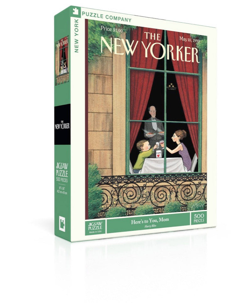 New York Puzzle Company Here's to You, Mom, 500 Piece Jigsaw Puzzle