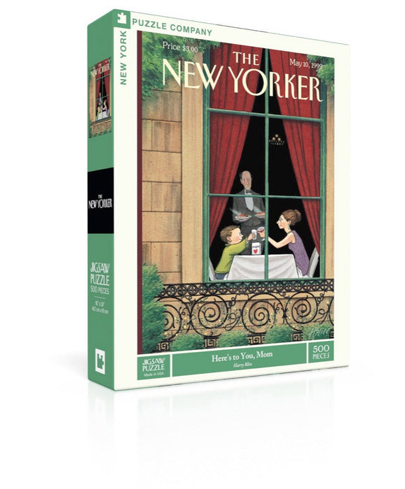 New York Puzzle Company Here's to You, Mom, 500 Piece Jigsaw Puzzle