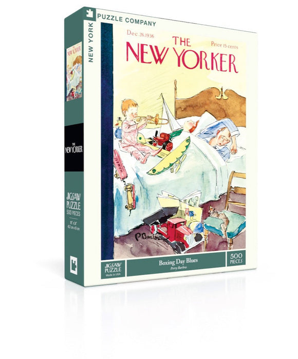 New York Puzzle Company Boxing Day Blues, 500 Piece Jigsaw Puzzle