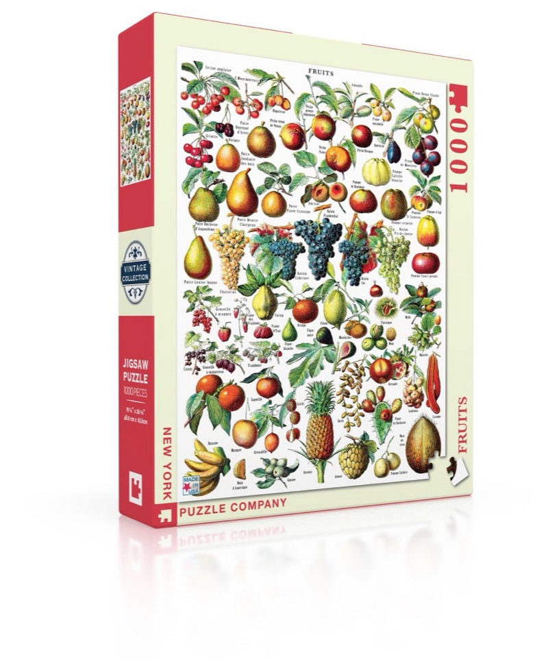New York Puzzle Company Fruits, 1000 Piece Jigsaw Puzzle