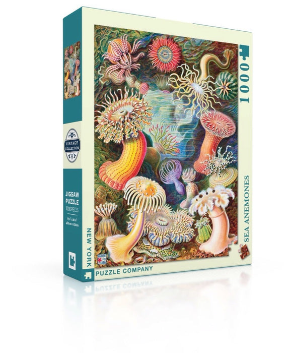 New York Puzzle Company Sea Anemones, 1000 Piece Jigsaw Puzzle