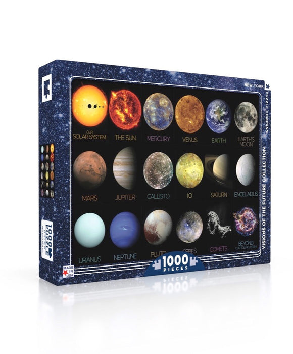 New York Puzzle Company The Solar System, 1000 Piece Jigsaw Puzzle